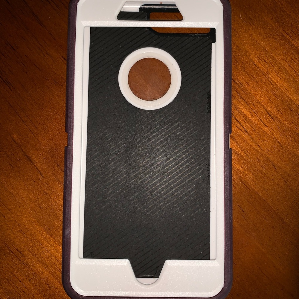 Burgundy otter box case